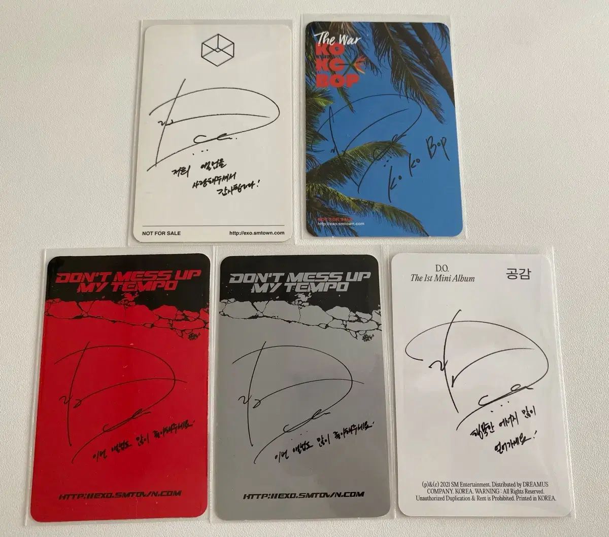 EXO ギョンス D.O. サイン アルバム Amazon.co.jp: 【サイン写真付