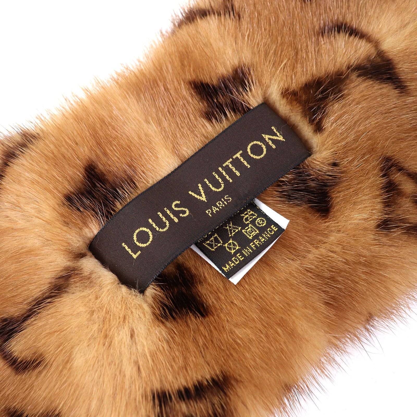 美品△LOUIS VUITTON ルイヴィトン エシャルプ ヴィゾン ミンク 美品△LOUIS VUITTON ルイヴィトン エシャルプ ヴィゾン ミンク