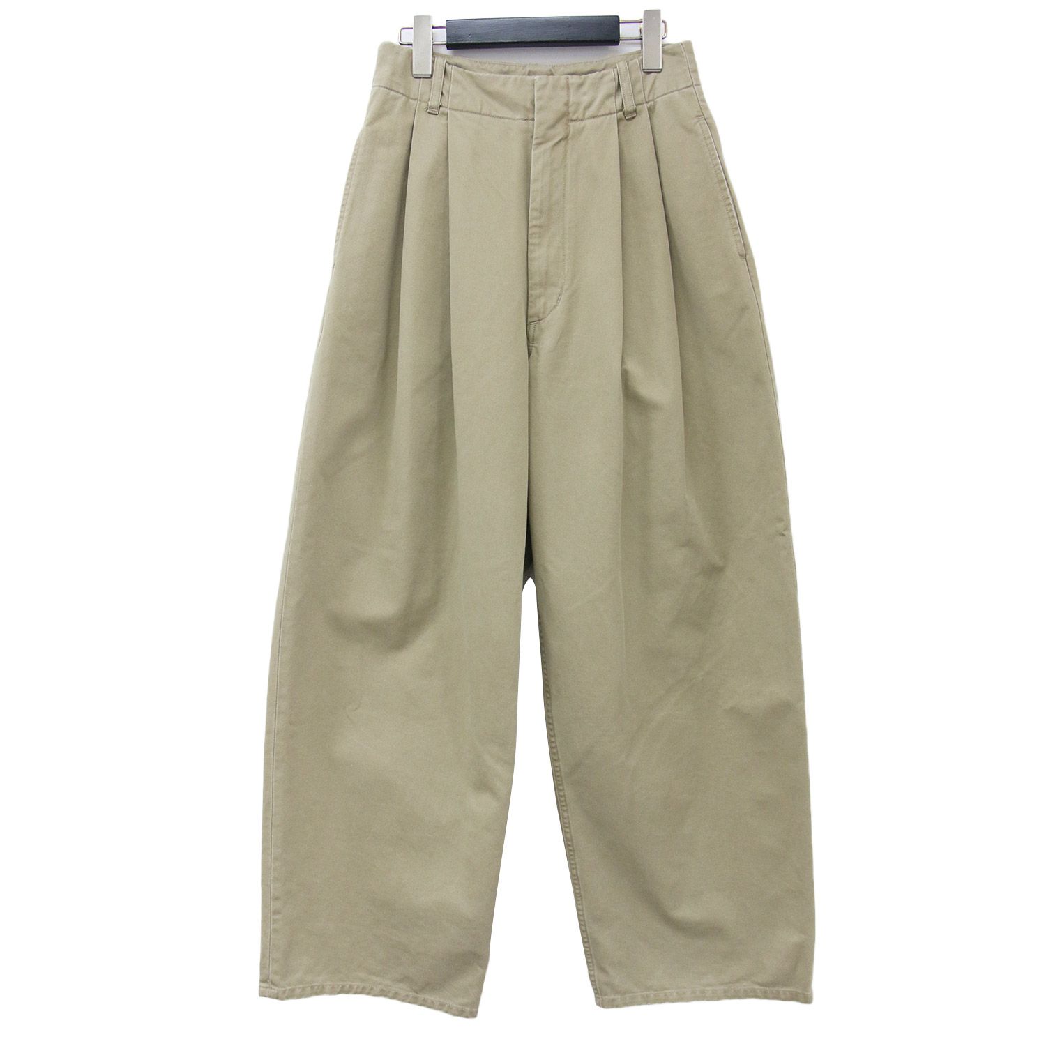 新品未使用プラージュplageベージュ ドレスチノパンツ ワイド plage（プラージュ）の「Dress Chino パンツ（チノパンツ）」 - WEAR