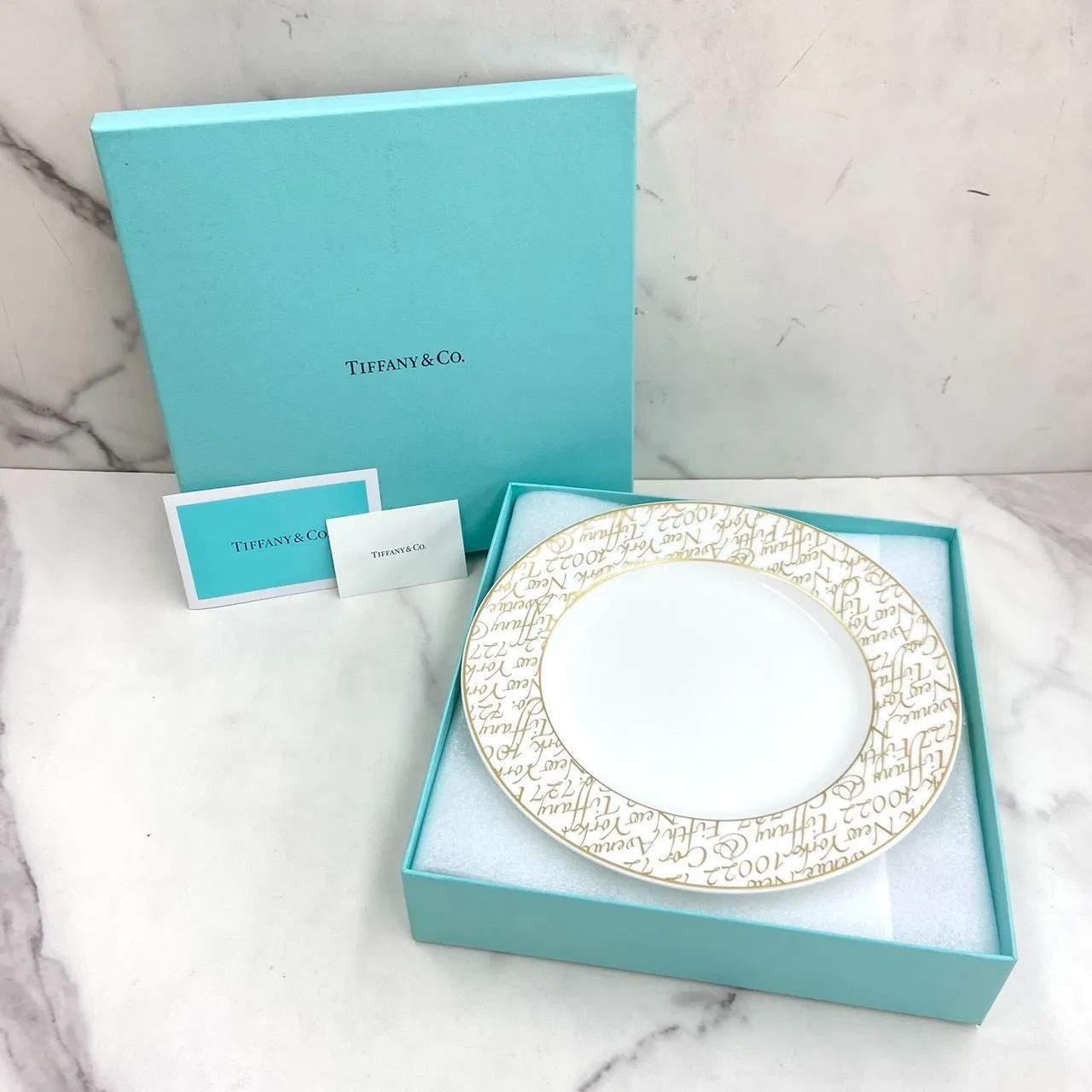 TIFFANY＆Co. ティファニー ノーツ プレート 2枚セット 19センチ - メルカリ