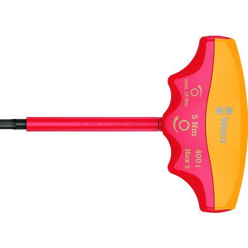 7営業日以内発送 Ｗｅｒａ 004980 ４００ｉ ＶＤＥ絶縁トルクドライバーＴ型 ヘックスプラス六角４．０ ５．０ Ｎｍ Ｎｍ 4980 Wera社 トルクスドライバー 作業工具 ヴェラ 沖縄離島販売不可