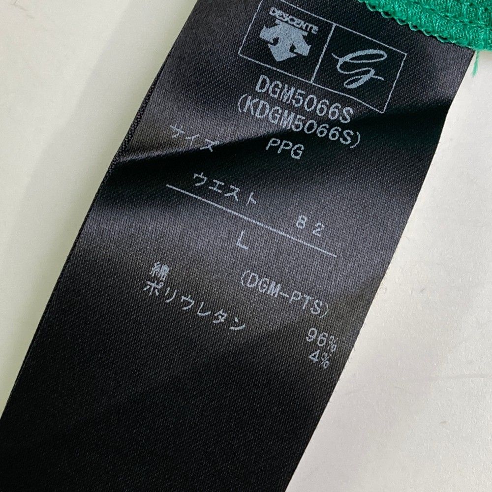 サイズ：L DESCENTE GOLF デサントゴルフ  ストレッチパンツ  グリーン系 [240101445313] ゴルフウェア メンズ ストスト サイズ：L DESCENTE GOLF デサントゴルフ ストレッチパンツ