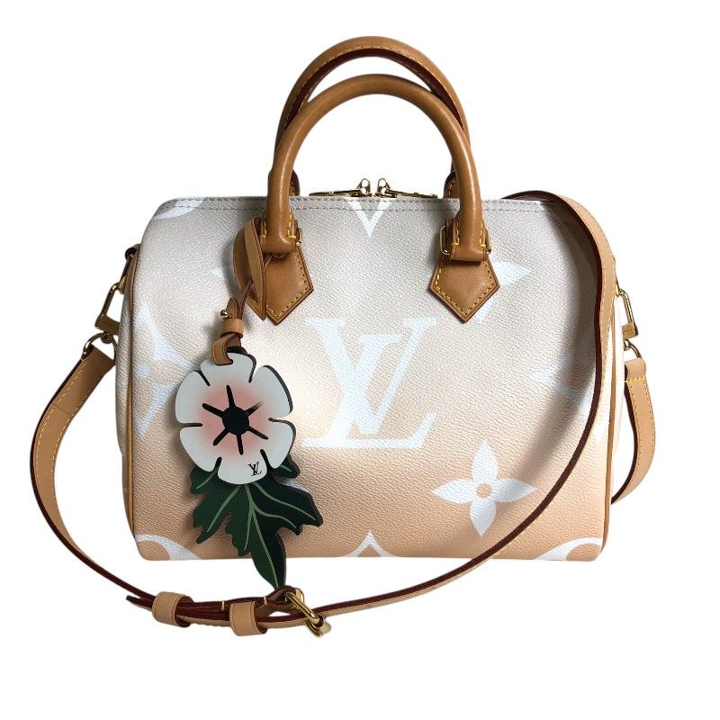 ルイ ヴィトン LOUIS VUITTON スピーディ バンドリエール25 バイザプール モノグラム ジャイアント M45724 ローズクレール バイザプール モノグラム ジャイアント レディース ボストンバッグ