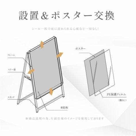 ポスターパネルスタンド B1