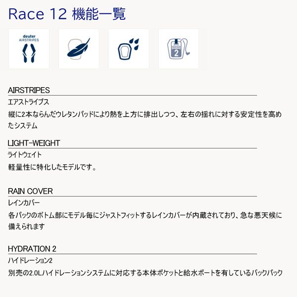 値下げ ドイター deuter レース 12 自転車 リュックツーリング デイパック カラー:8207 値下げ ドイター deuter レース 12 自転車 リュックツーリング デイパック カラー:8207