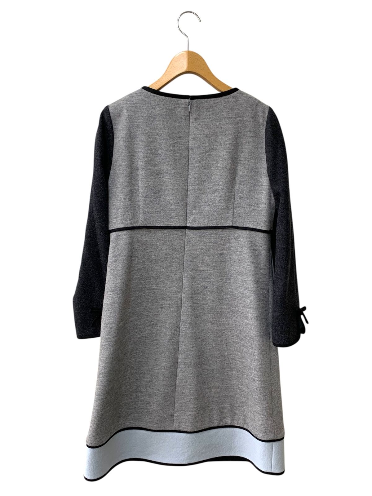 エムズグレイシー 621549 ワンピース 40 グレー ウール IT1D9HI084W0