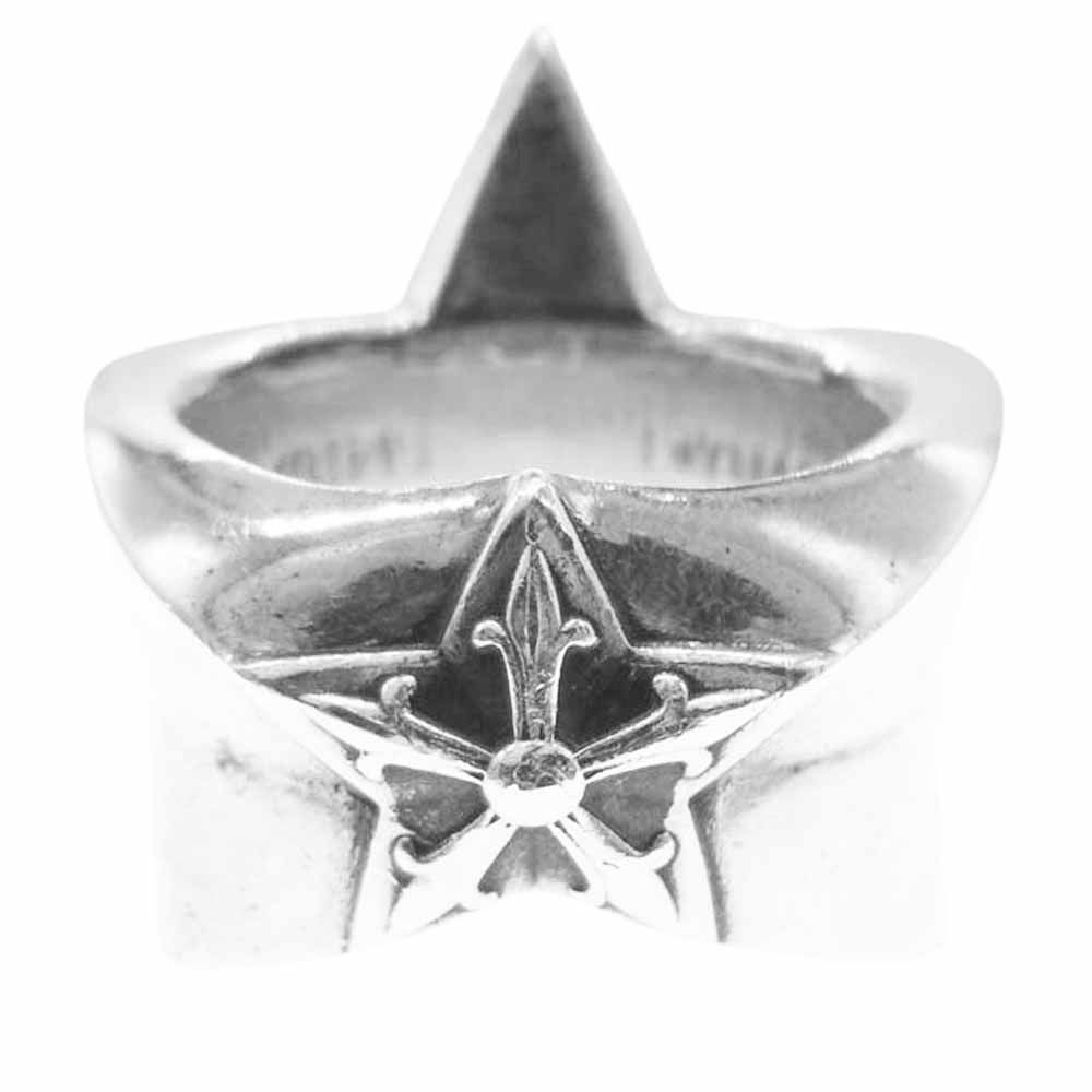 クロムハーツ ラージスター リング STAR LRG クロムハーツラージスターリング|クロムハーツ通販専門店ブラック