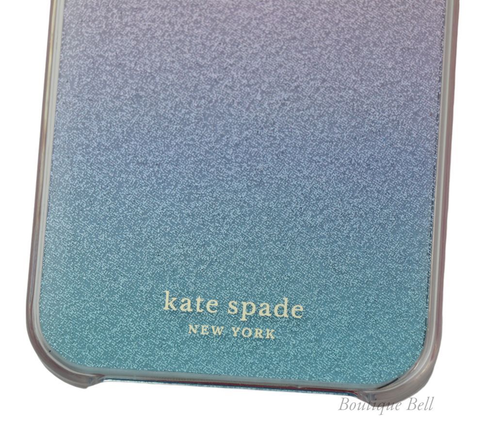 【ケイトスペード】グリッターグラデーション iPhone12/12Proケース Kate Spade】ケイトスペード グリッター グラデーション