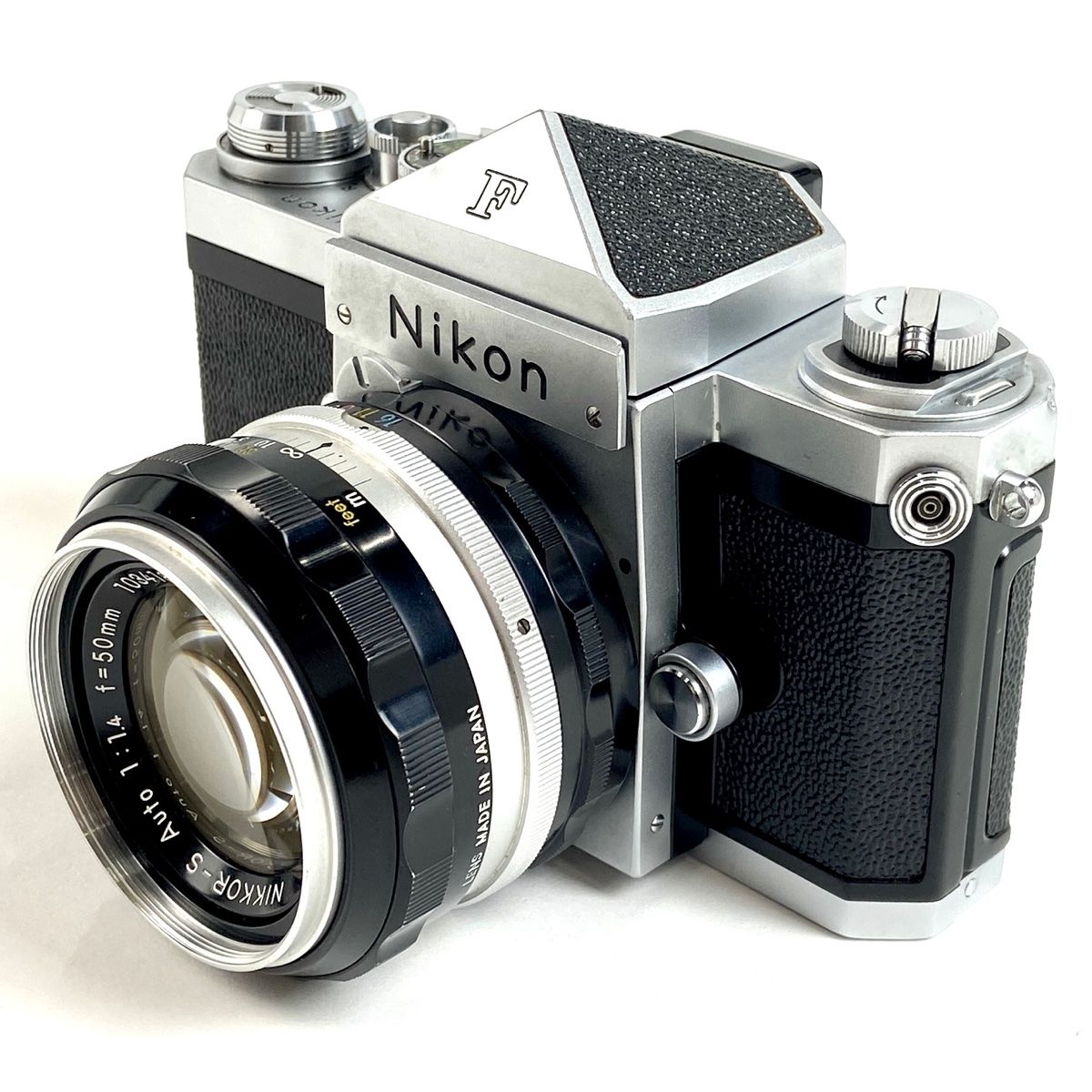 【良品】NIKONニコンF アイレベル NIKKOR-S.C 50mm F1.4 F アイレベル シルバー 50mm NIKKOR-S F1.4 ニコン Nikon Auto 非Ai +