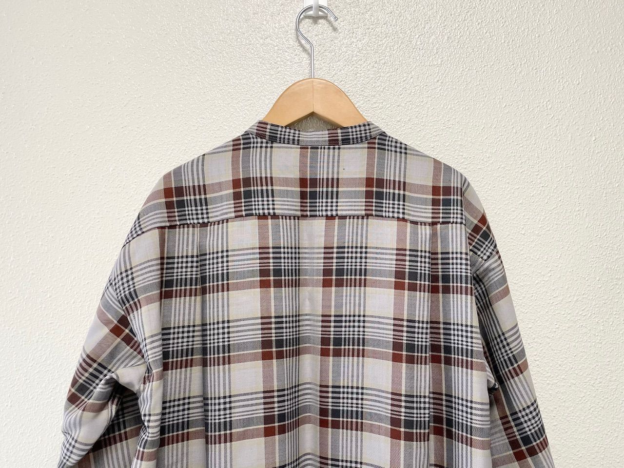 チェックシャツワンピース