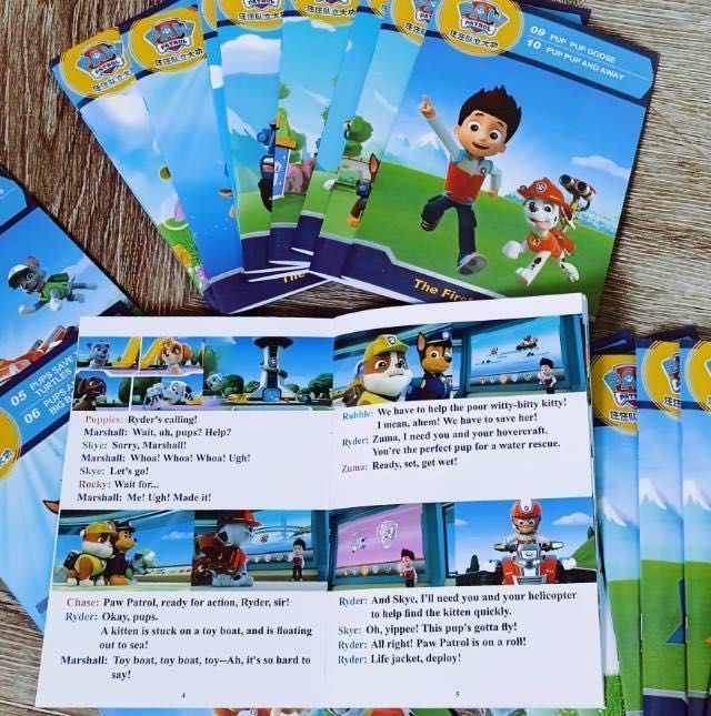 PAW Patrol アニメ 台本版英語絵本26冊 64GBマイヤペン付 パウ