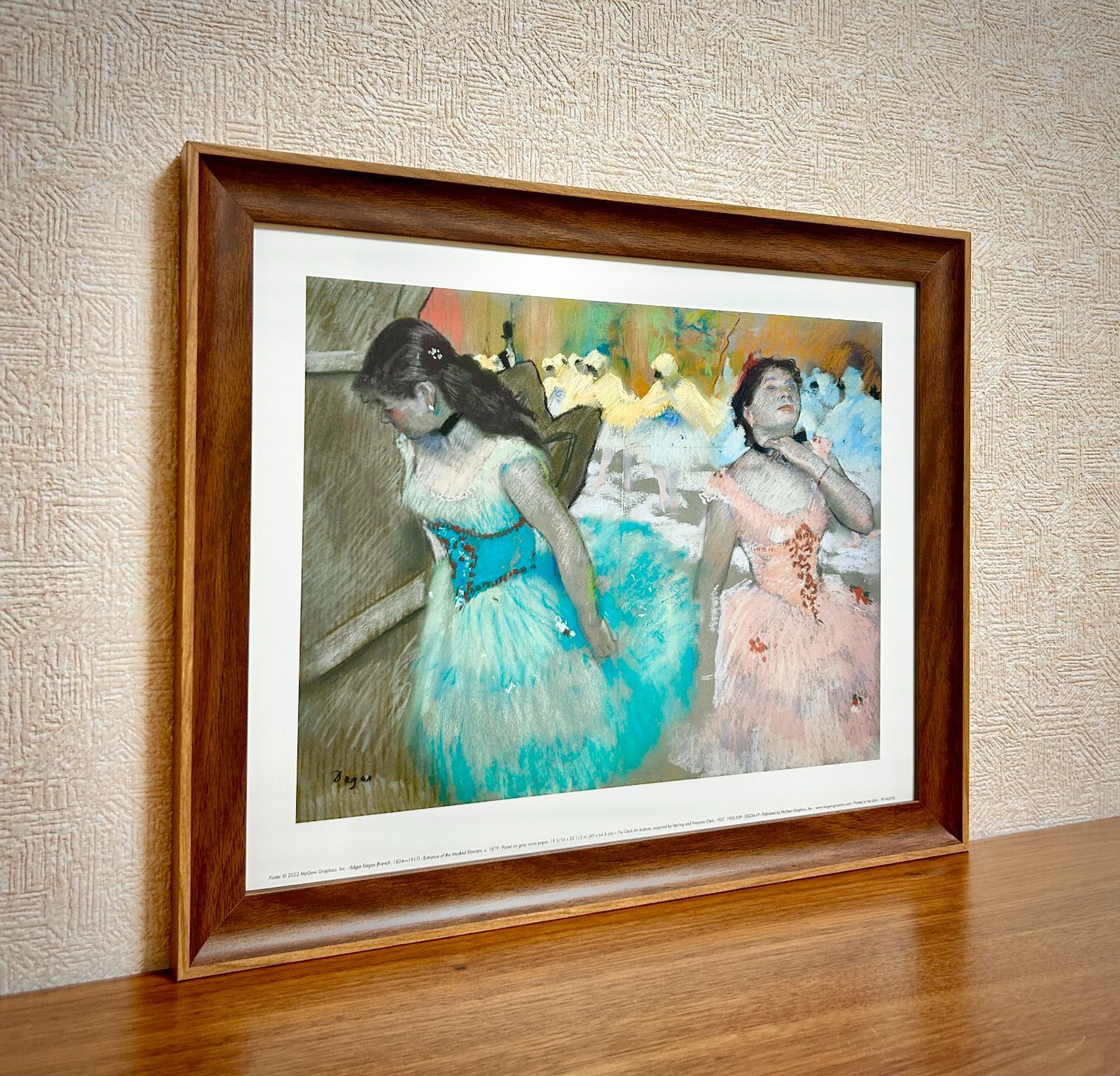 Edgar Degas、超希少画集より、新品額装付 新品☆額縁付アートポスター☆エドガー・ドガ☆Edgar Degas
