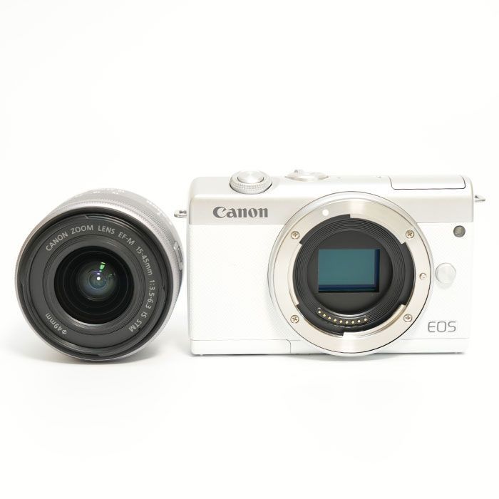 極上品☆Wifi機能 キヤノン Canon EOS M200 レンズキット - メルカリ