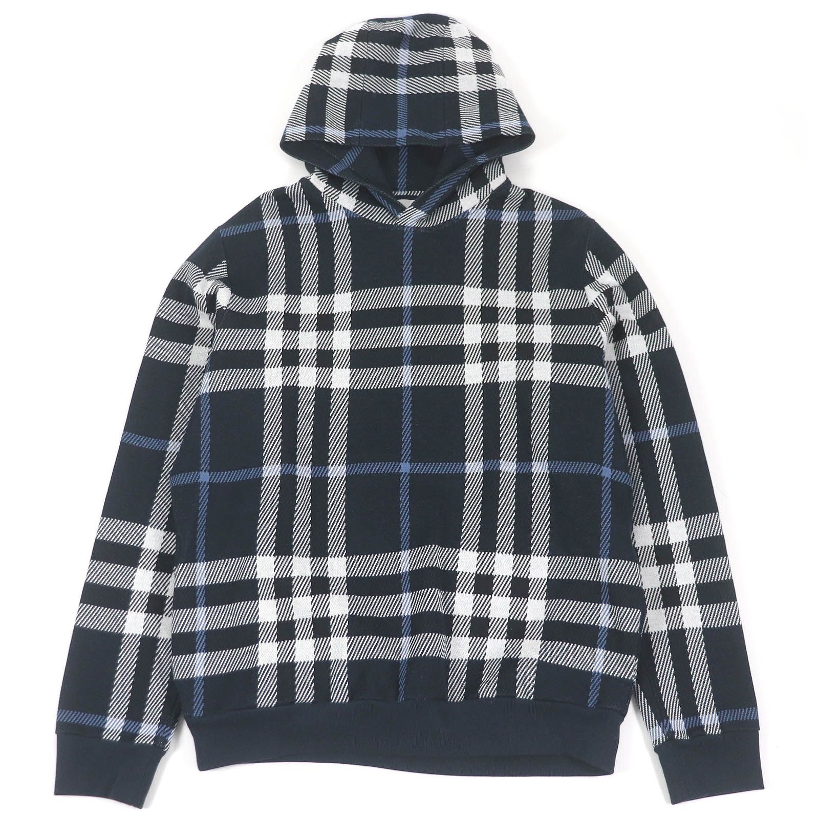 美品□BURBERRY バーバリー 8070669 チェック コットンジャガード プル 