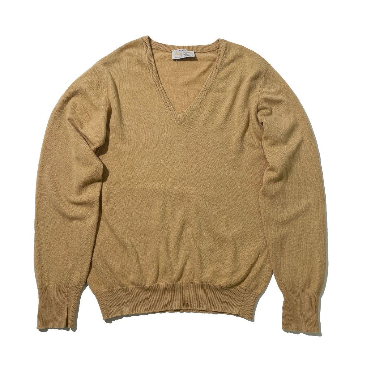 ○カシミヤ○ Aquascutum アクアスキュータム 長袖ニット セーター V 
