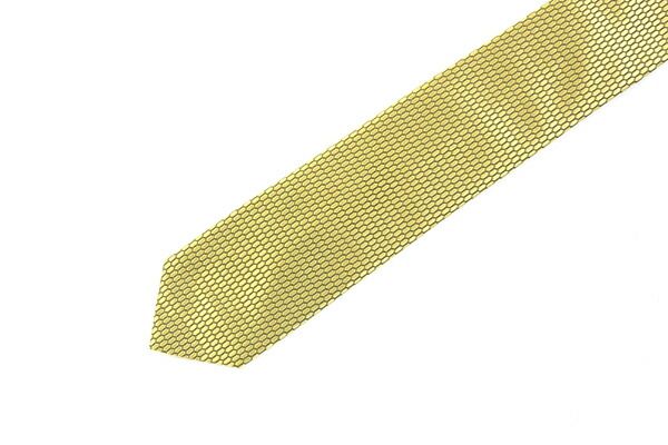 ブルガリ ネクタイ イエローゴールド系 シルク100％