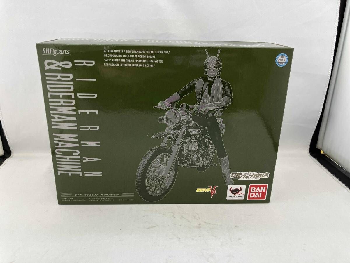 S.H.Figuarts ライダｰマン - ライダｰマンマシンセット 魂ウェブ商店 仮面ライダｰV3