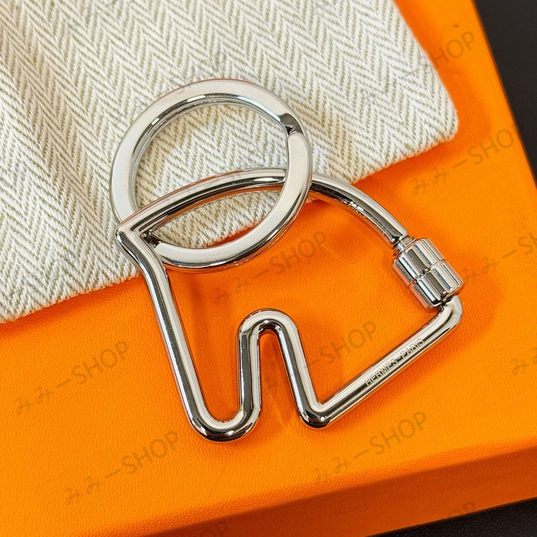 エルメス HERMES シュバル キーリング キーホルダー シルバー