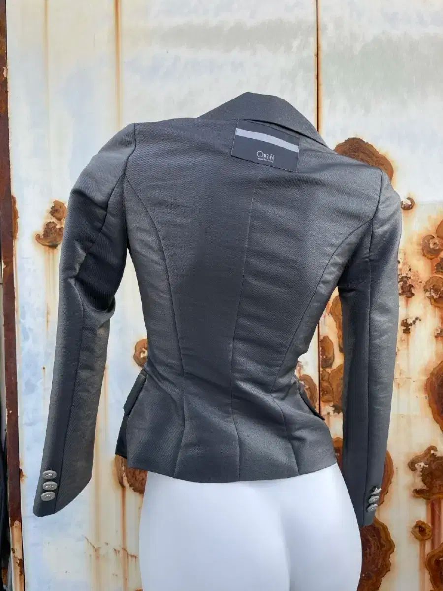  シルバー グロシー タイト ブレザー その他 ビジネススーツ