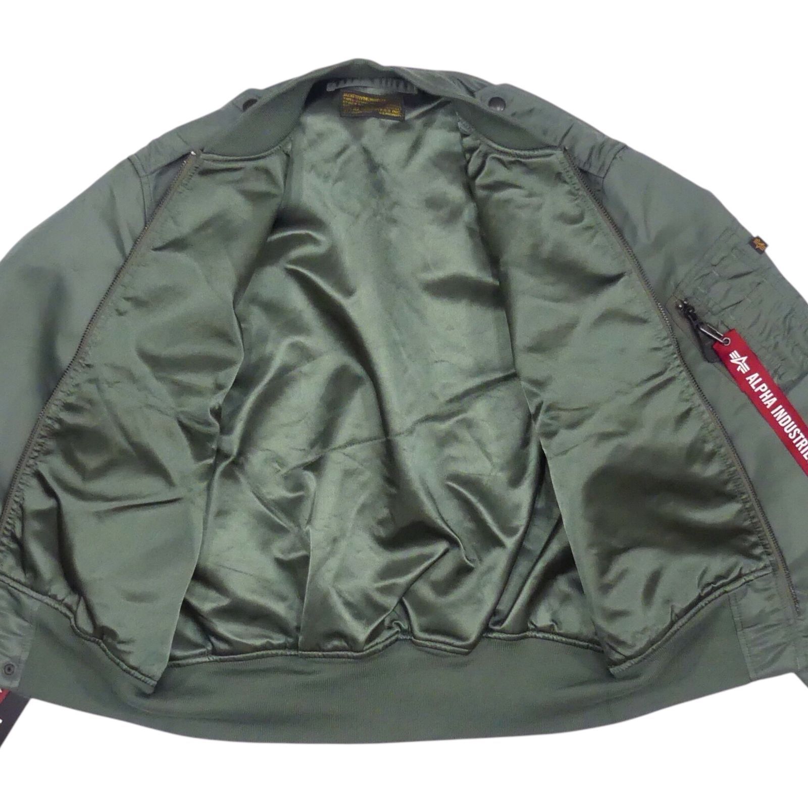 未使用 ALPHA L-2B フライトジャケット S アルファ カーキ MA-1