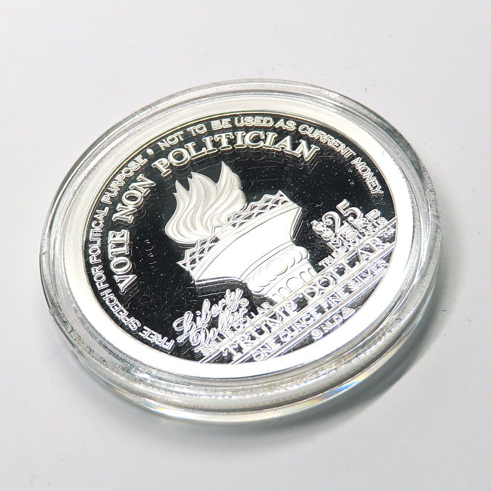 名古屋 OTHER 2016年 トランプ大統領 WORLD PEACE 純銀コイン 1オンス 純銀製 プルーフシルバードル WWW_IBETON_RU