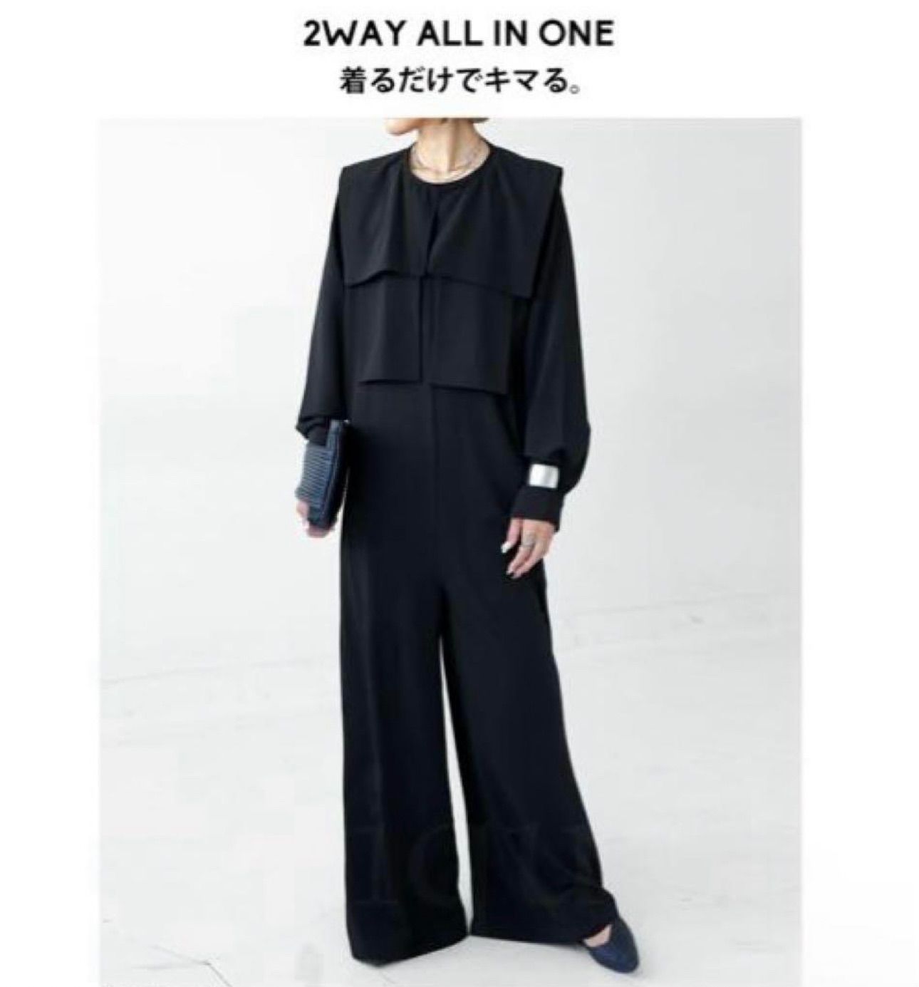 美品】NOBLE ノーブル サロペット ブラック 黒 サイズ:38(M) | 25春夏  