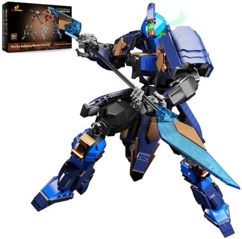 メカロボット 組み立てセット 大人用 70129 クールな戦士 ヒーロー メカモデルキット 武器付き ディスプレイ用変身メカ コレクター向けアクションフィギュア おもちゃ ギフト 14歳以上