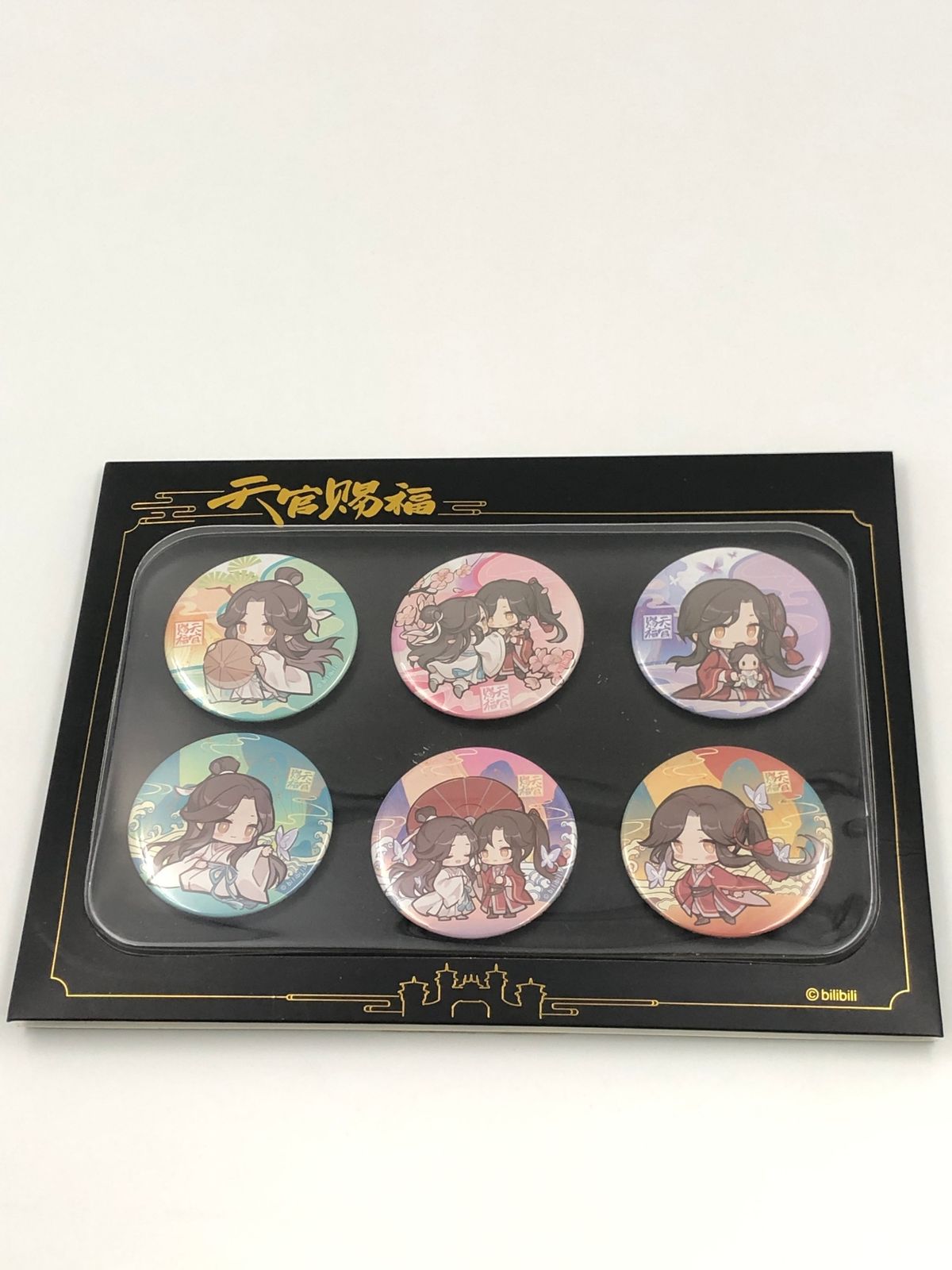 ♪) 謝憐 三郎 ブリキ 缶バッジ 6個セット (馬口鉄微章) 天官賜福 [10