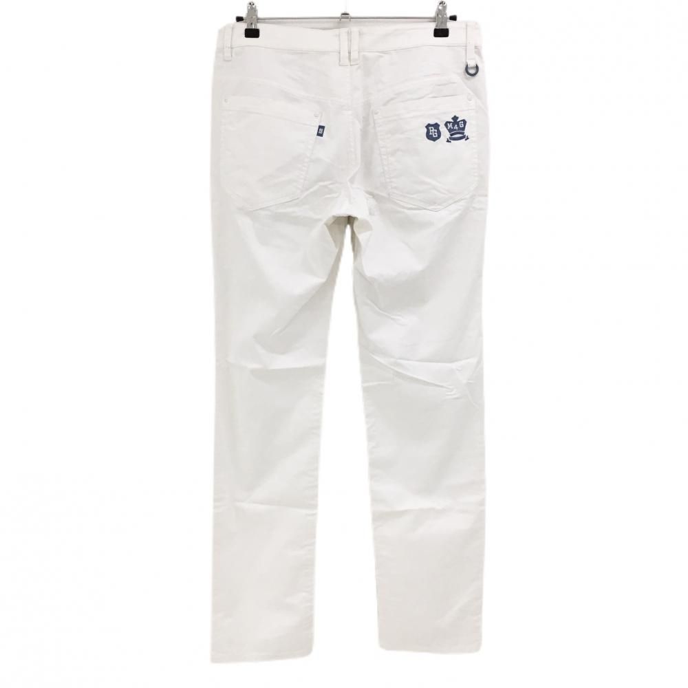 パーリーゲイツ パンツ 白 ロゴ刺しゅう メンズ 5(L) ゴルフ