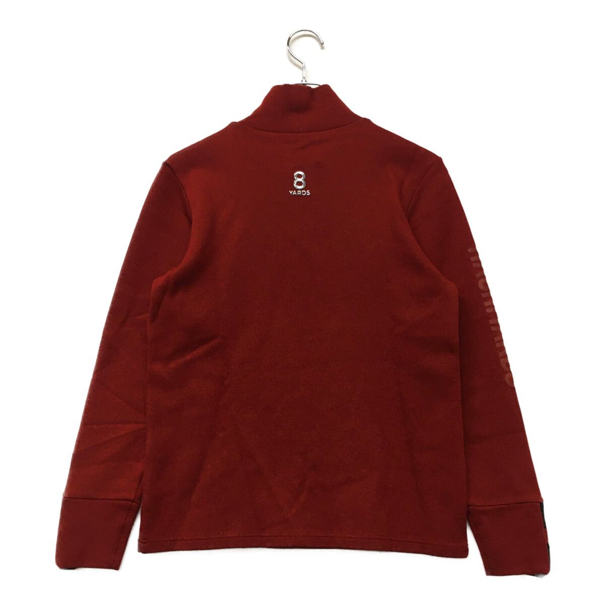 中古 メンズ ハチヤーズ 8YARDS 長袖シャツ M 赤 レッド モック