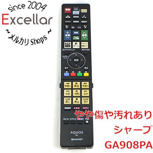 bn:16] SHARP ブルーレイディスクレコーダー用純正リモコン GA908PA