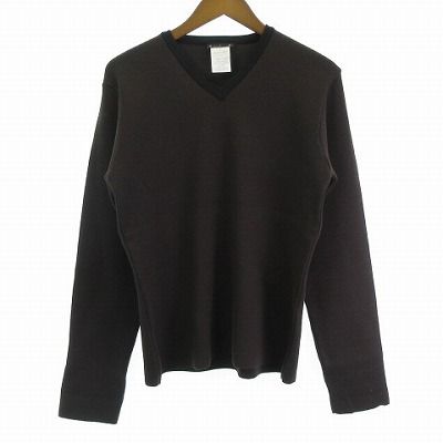 agnes b homme アニエスベー フランス製 ニット vネック フランス製 agnes b. homme Vネック ウール ニット ネイビー 2