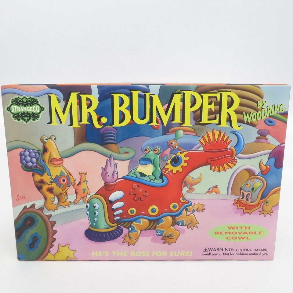 STRANGECO Jim Woodring ジム・ウードリング MR. BUMPER ソフビ フィギュア 831475 - メルカリ