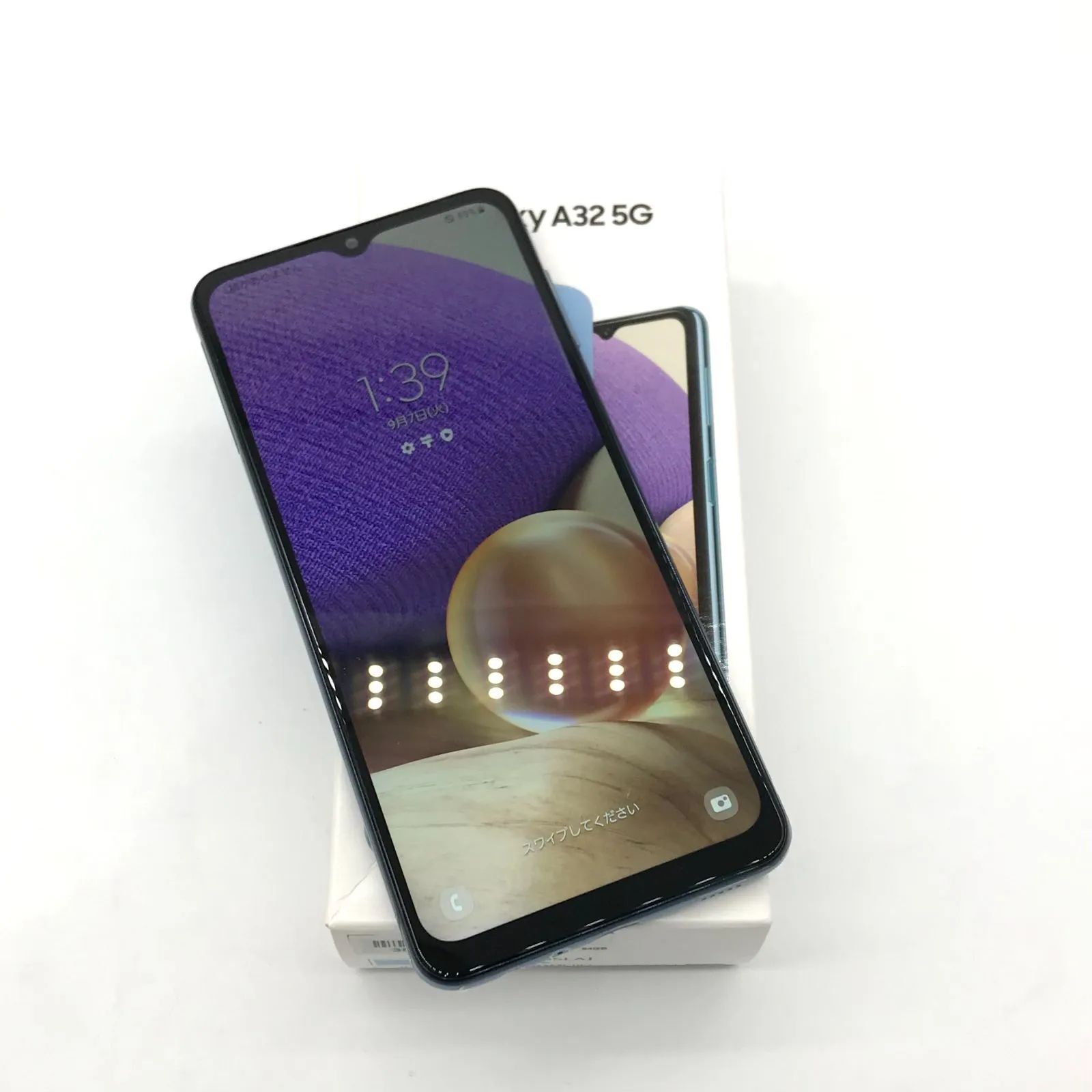 ▽SIMロック解除(au) Galaxy A32 5G オーサムブルー 4GB 64GB