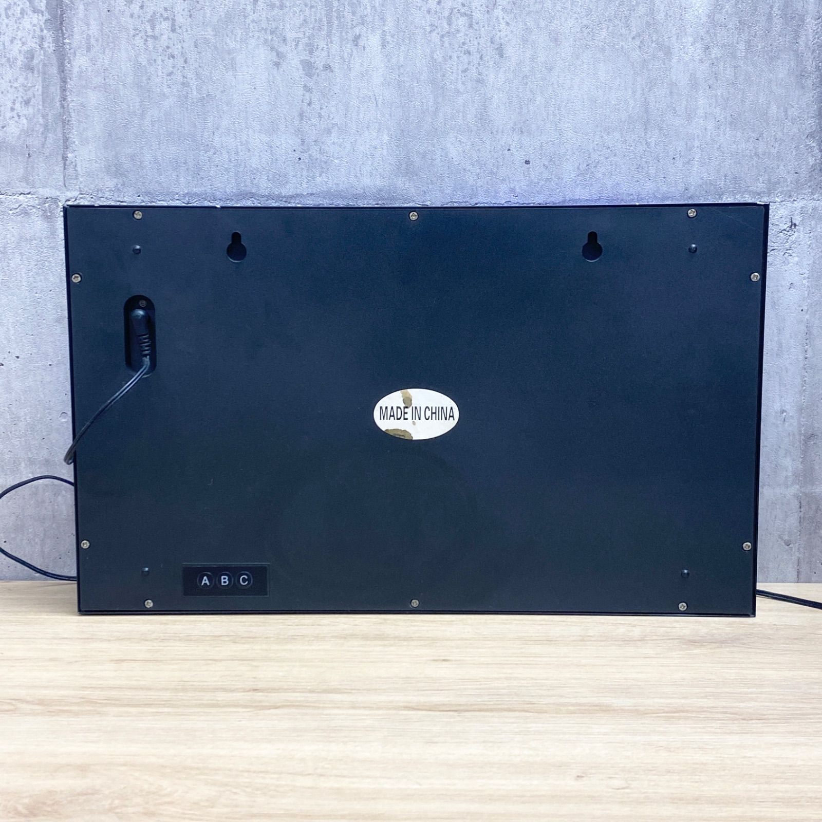 Y-02043 LED CLOCK デジタル置時計 RADIO CONTROLLED CLOCK