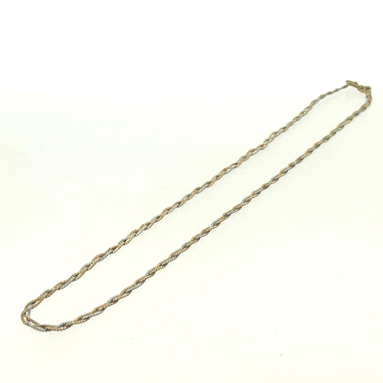 K18 750 Balestra バレステラ デザイン ネックレス チェーン 40cm 4.43 