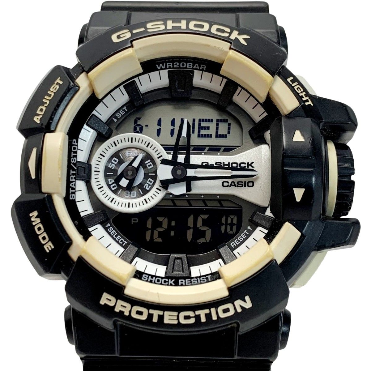 CASIO カシオ G-SHOCK GA-400 ブラック クォーツ メンズ 腕時計 - メルカリ
