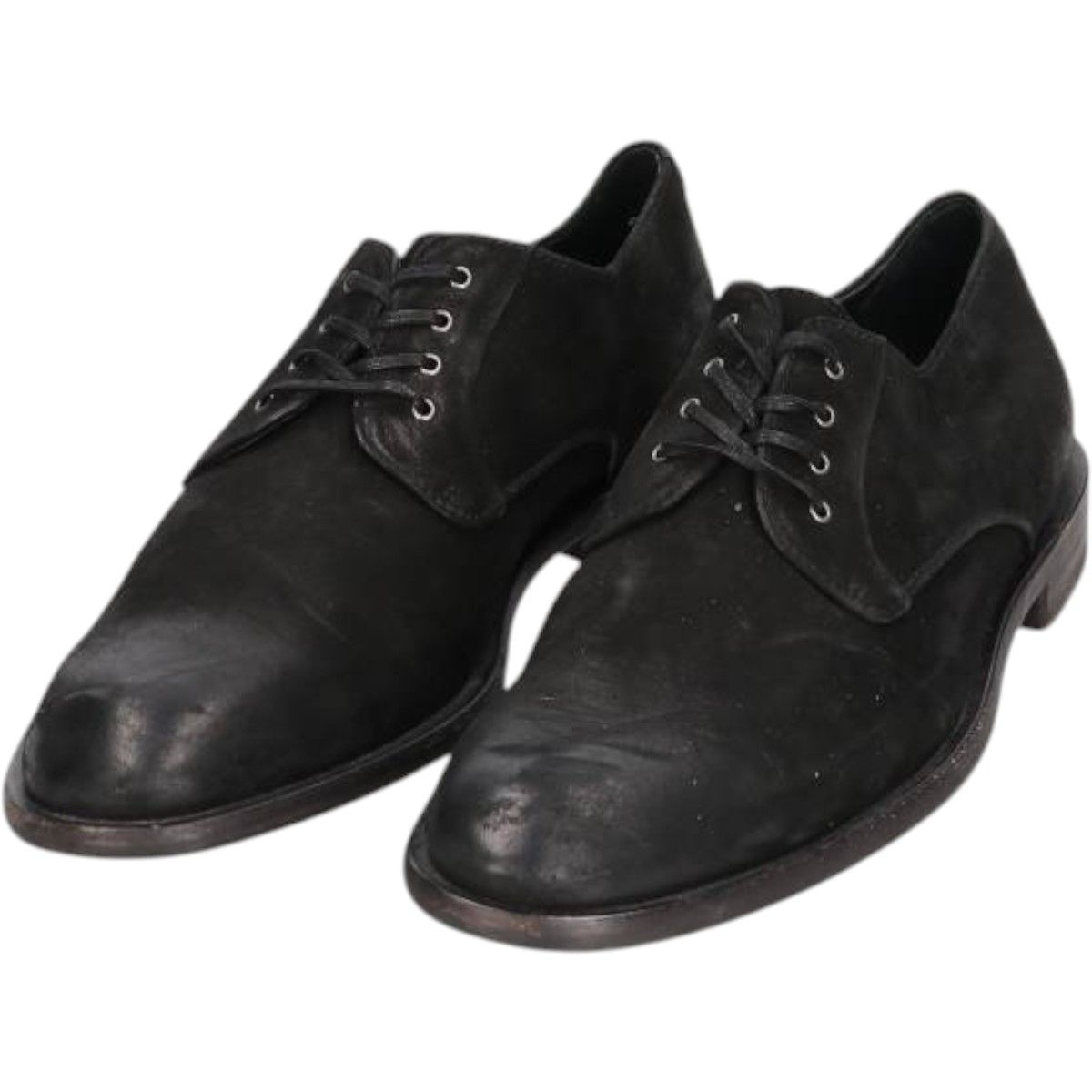 古着 JOHN VARVATOS スエード プレーントゥシューズ 9M メンズ27.0cm相当/saa014397