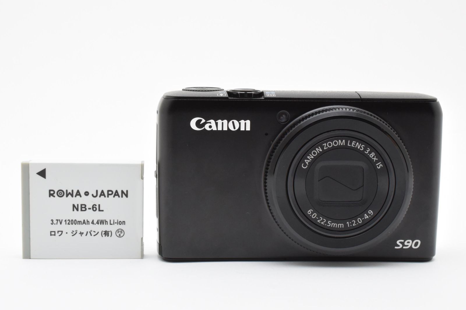 返品保証 上 CANON キヤノン Power Shot S90 ブラック 14251012