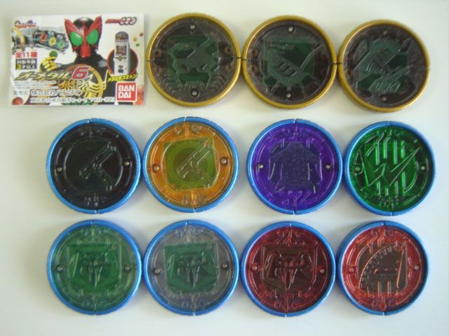 ☆Hee25HZ仮面ライダーオーズ000オーメダル6フルコンプ11種 - メルカリ