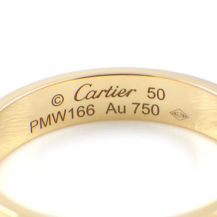カルティエ Cartier リング ラブ スモールモデル SM B4085050 K18YG 10  