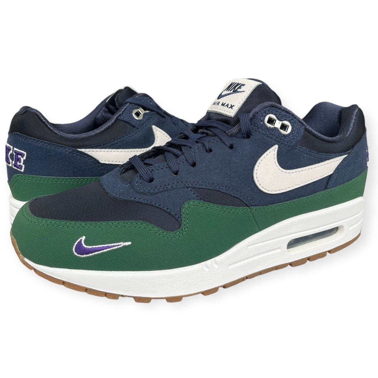 ナイキ エアマックス 1 W Nike Air Max 1 '87 QS スニーカー メンズ レディース プレミアム 厚底 赤 ウィメンズ AIR MAX 未使用 ネイビー グリーン DV3887-400