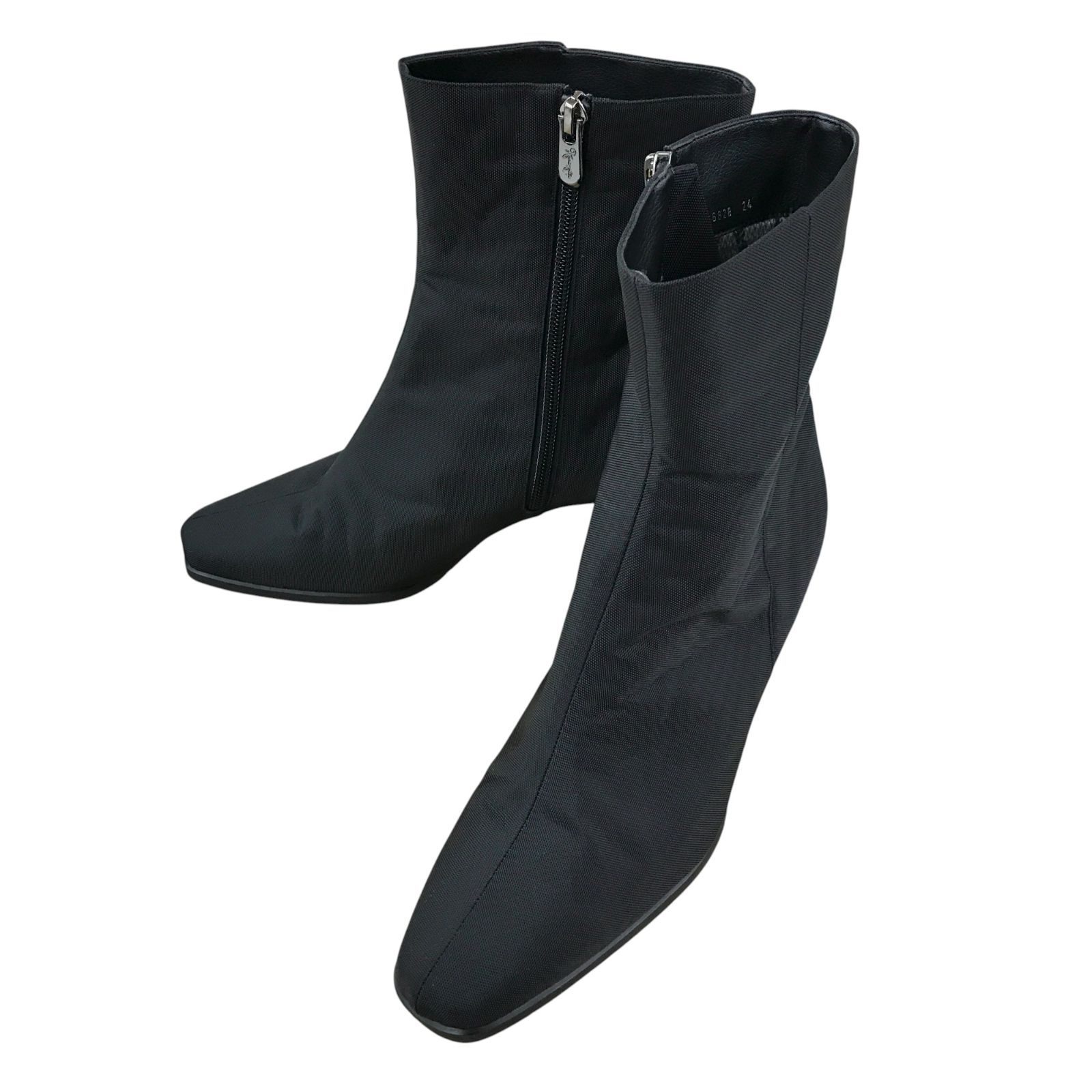 Z1465 銀座かねまつ GINZA Kanematsu ショートブーツ サイドジップ