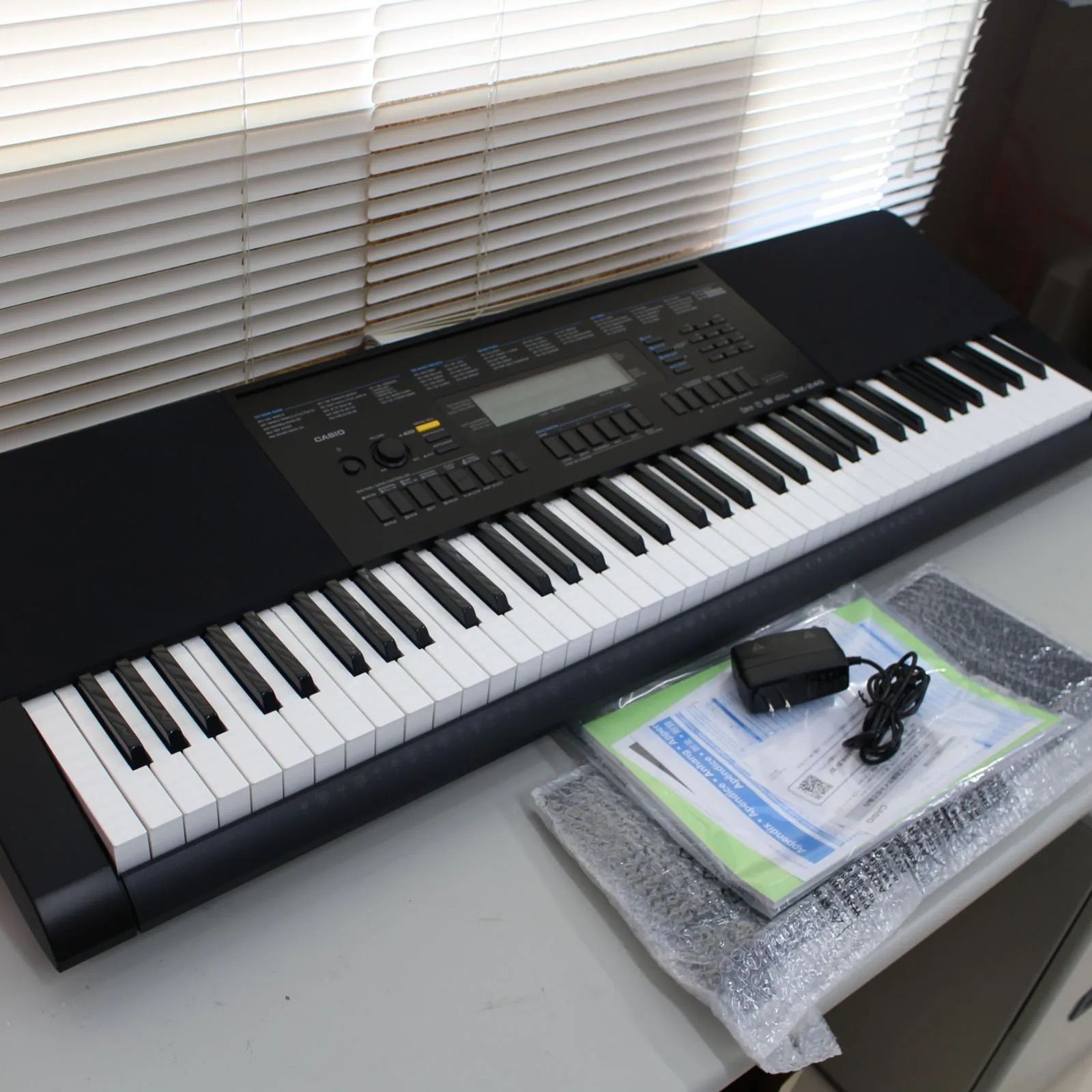 CASIO 76鍵盤 電子キーボード WK-245 使用感少