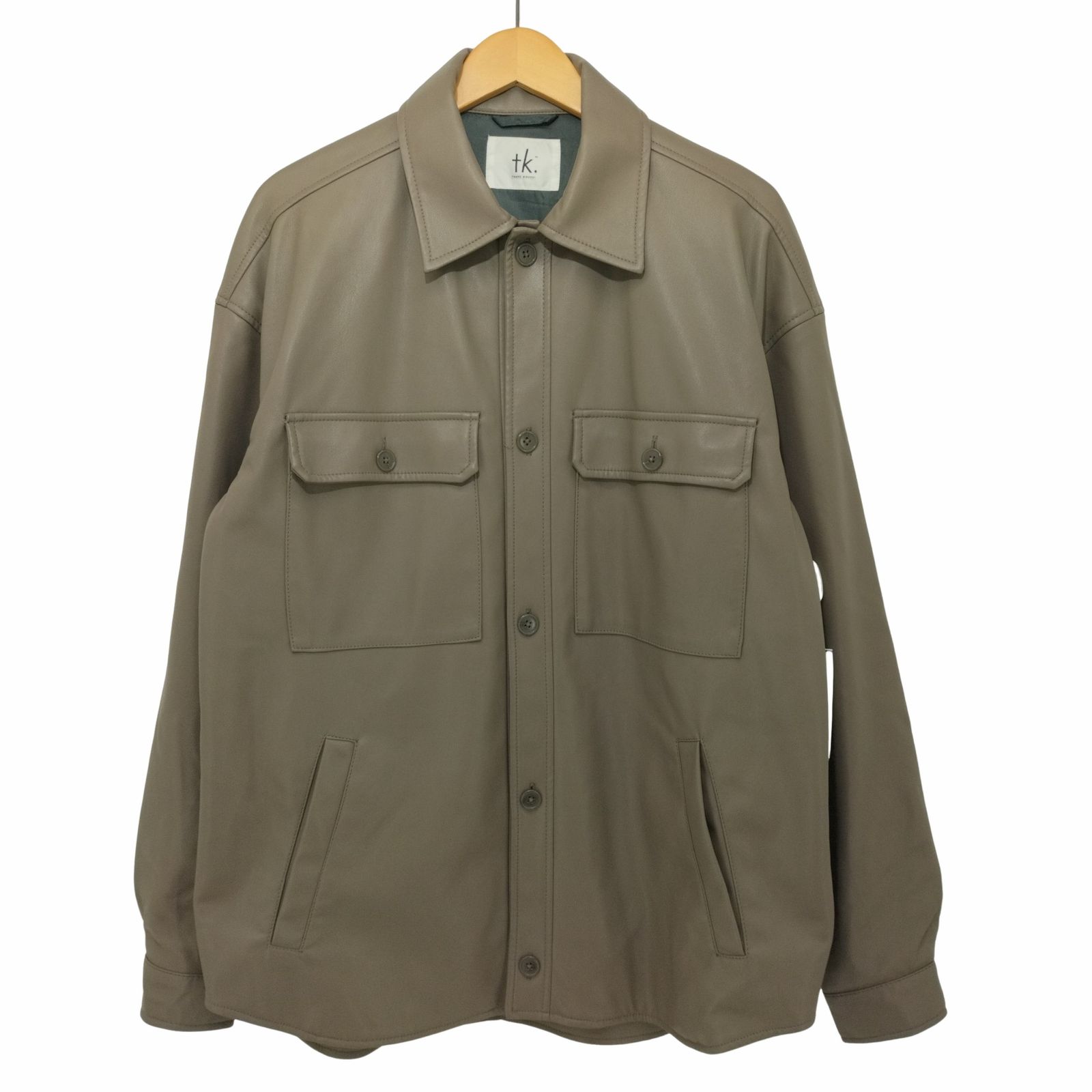 ティーケー タケオキクチ tk. TAKEO KIKUCHI シンセティックレザーカバーオール  メンズ  L