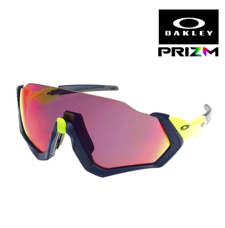 店頭展示品 送料込 OAKLEY||FLIGHT JACKET|フライトジャッケット||サングラス|| プリズム ロード||Retina Burn||MATTE NAVY||oo9401-0537||オークリー