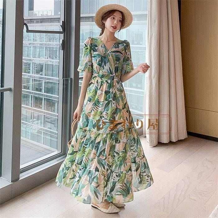 春 夏 シフォンワンピース 長袖 レディース 花柄ワンピース Vネック ワンピース 春 ロングワンピ 柄ワンピ 秋 長袖ワンピース ドレス チュニック 楽天市場】シフォンワンピース 長袖 レディース 花柄ワンピース