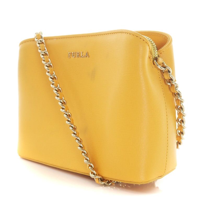 フルラ FURLA TESSA XS ショルダーバッグ レザー チェーン ロゴ