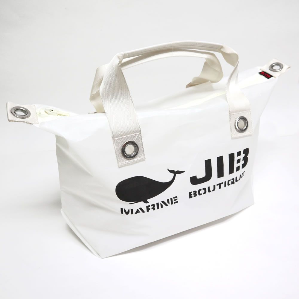 mさん専用ページ　ホワイト　バッグ JIB ファスナーつきトートバッグ オーバージップ Mサイズ FTM