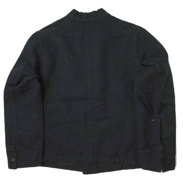 ANATOMICA アナトミカ フランス製 1841 JACKET - PANAMA COTTON パナマコットン スタンドカラージャケット 3  BLACK リネン アウター g8767 - メルカリ